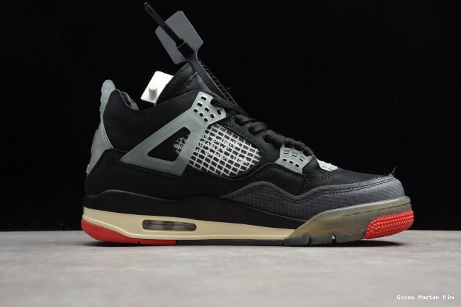 Retro 4 Bred Jordan Air x CV9388-001 Off White 0731